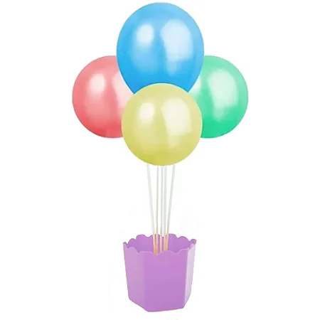 Suporte Balao Cachepot 5 Hastes Lilas - Rt Brasi