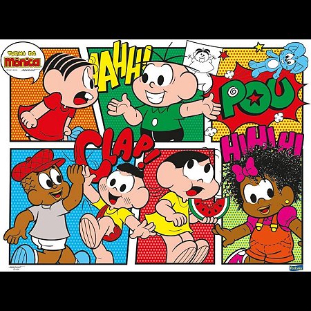 Painel TNT Cenário Turma da Mônica Festcolor