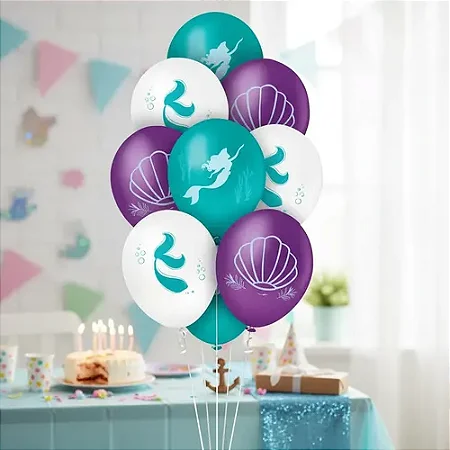 Balão 9" Ariel Sereismo c/25 - Regina