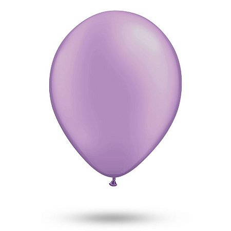 BALAO LILAS 9 POLEGADAS C/50 - HAPPY DAY