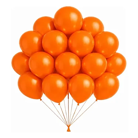 Balão Laranja Mandarim 9 Polegadas c/50 - São Roque