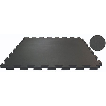 Tatame Texturizado 10Mm Preto Evamax