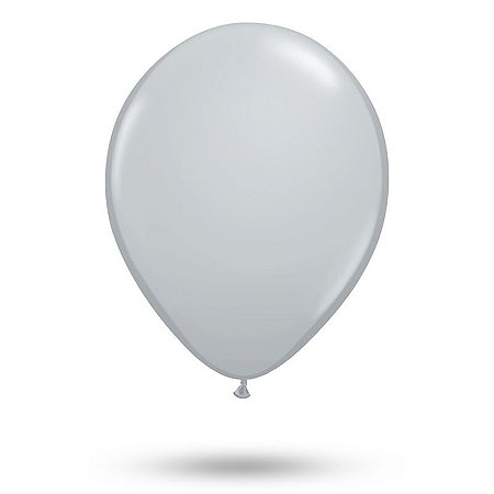 BALAO CINZA 9 POLEGADAS C/50 - HAPPY DAY