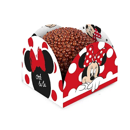 Porta forminha Minnie Mouse c/50 - Regina