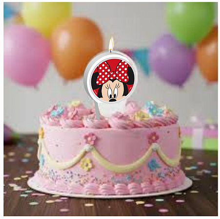 Vela Plana Minnie Mouse - Regina