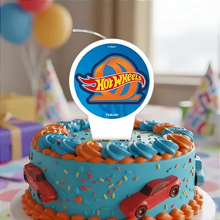 Vela Plana Hot Wheels Festcolor