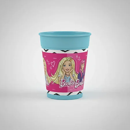 Adesivo Retangular Barbie c/12 - Festcolor
