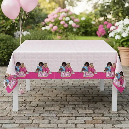 Toalha Mesa Barbie - Festcolor