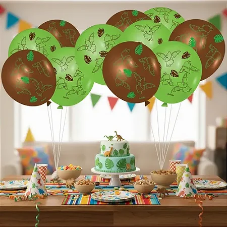Balão 9" Dino Baby C/25 - Festcolor