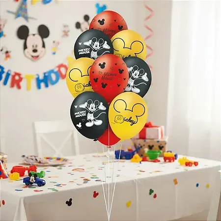 Balão 9" Mickey Mouse c/25 - Regina