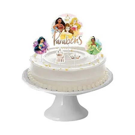Topo de Bolo Princesas Disney Regina Festas