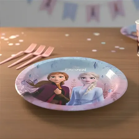 Prato 18cm Disney Frozen c/8 - Regina