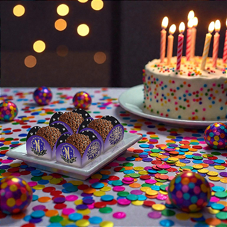 Porta Forminha Wandinha com 40 Festcolor