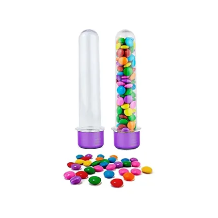 Tubete 13cm Lilás c/10 - Plast Qualy