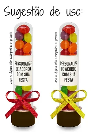 Tubete 13cm Marrom c/10 - Plast Qualy
