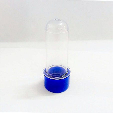 Tubete 8cm Azul Escuro - Plast Qualy