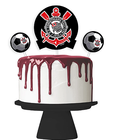 Topo Bolo Corinthians 2023 - Festcolor