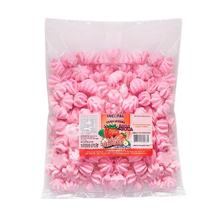 MINI SUSPIRO CASEIRO 90G MORANGO - INCOPAL