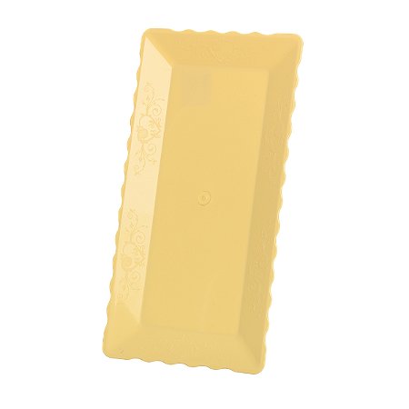 Bandeja Retangular 30X15Cm Amarelo Candy - Plast
