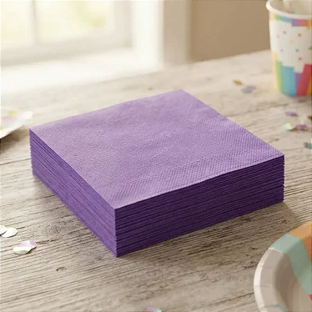 Guardanapo Papel 20X23Cm Lilas - Camp Festas