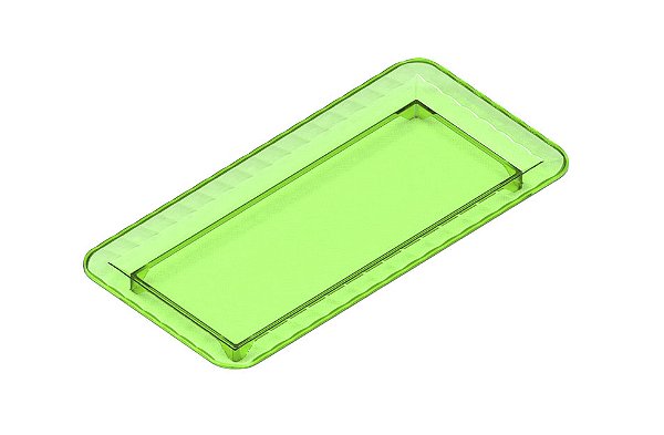 Bandeja Retangular 15X30 Verde Neon - Honorio