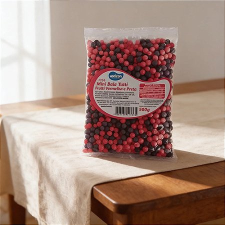 Mini Bala 500G Vermelha/Preta - Horizon