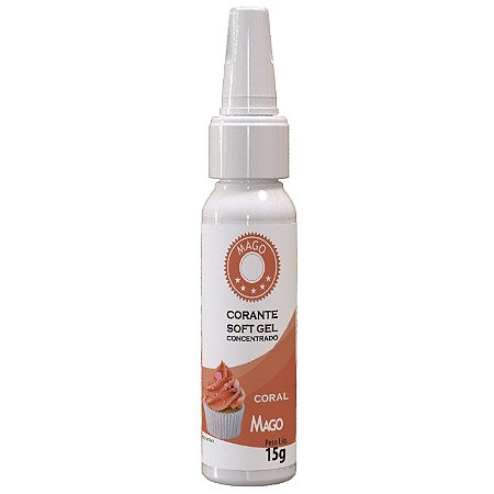 Corante Soft Gel 15G Coral - Mago
