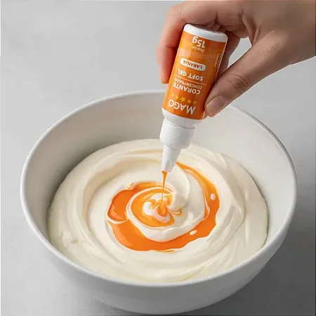 Corante Soft Gel 15G Laranja - Mago