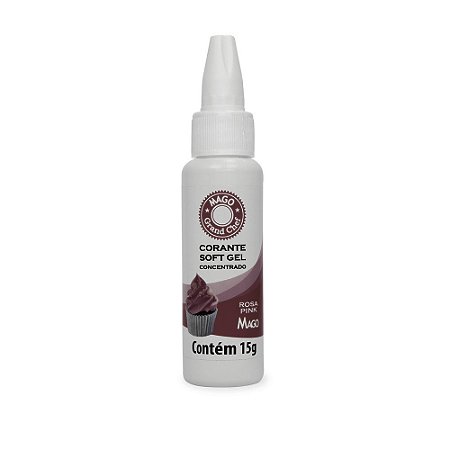 Corante Soft Gel 15G Rosa Pink - Mago