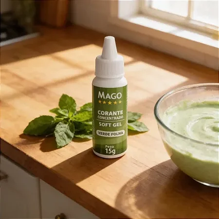 Corante Soft Gel 15G Verde Folha - Mago