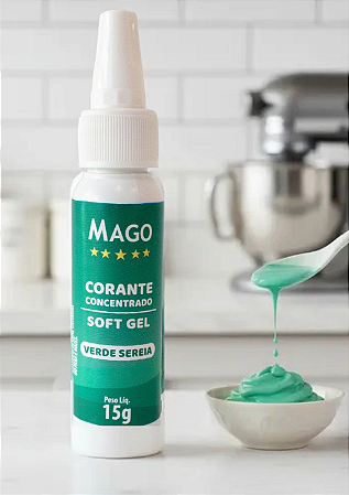 Corante Soft Gel 15G Verde Sereia - Mago