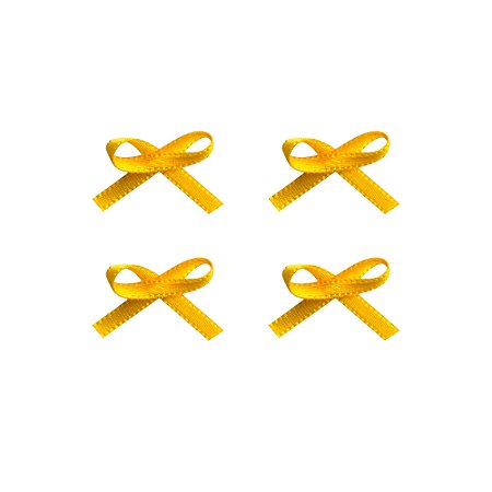 Mini Laco Fino Amarelo C/100 - Lacos Marcela