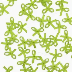 Mini Laco Fino Verde Limao C/100 - Lacos Marcela
