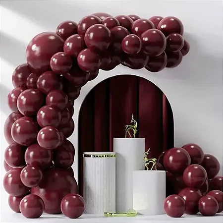 BALAO MARSALA ALUMINIO - HAPPY DAY
