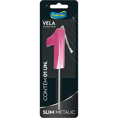 Vela Slim Metallic Rosa