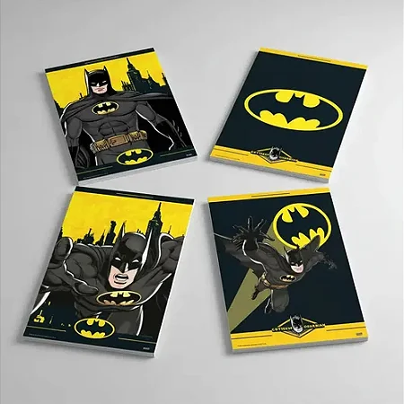 Quadro Decorativo Batman Geek c/4 - Festcolor