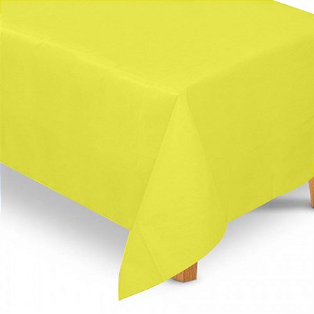 Toalha TNT Lisa 68x68cm Amarela com 5 - Fascinação - FASCINACAO