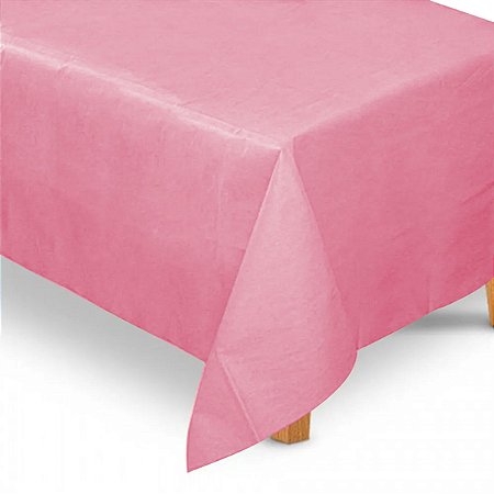 Toalha TNT Lisa 68x68cm Rosa com 5 - Fascinação - FASCINACAO