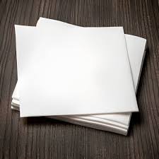 Guardanapo Papel 30x30cm Branco c/50 - White Paper
