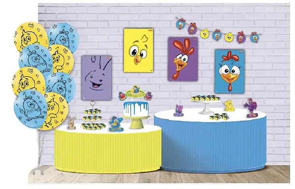Kit Festa Galinha Pintadinha 2018 c/62 - Festcolor