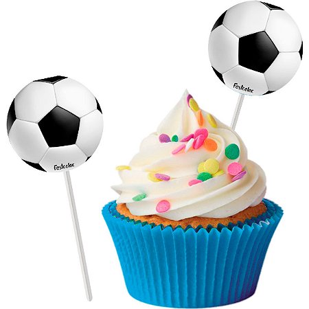 Bandeirinha Doces Apaixonados Futebol c/8 - Festcolor