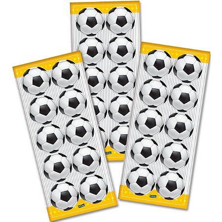 Adesivo Redondo Apaixonados por Futebol - Festcolor