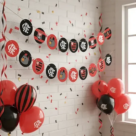Faixa Decorativa Flamengo 2023 - Festcolor
