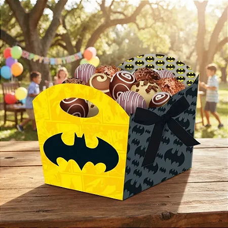 Cachepot Médio Batman Geek c/8 - Festcolor