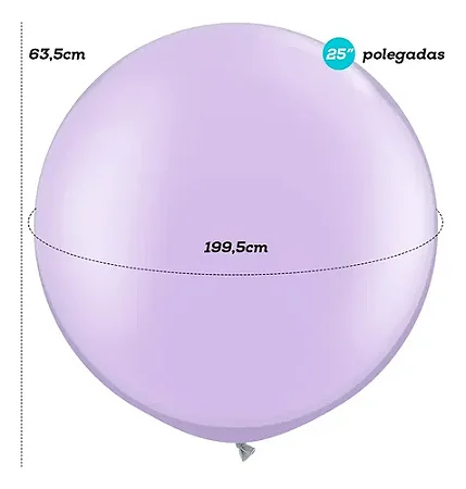 BALAO FATBALL LILAS 250 - PIC PIC