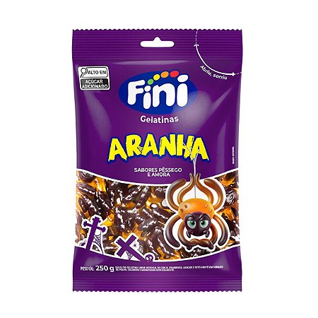 BALA GELATINA 250G ARANHA