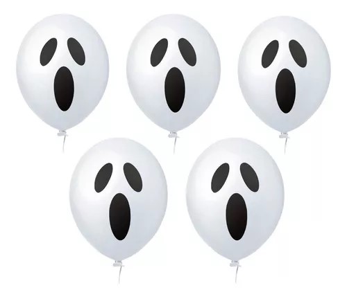 BALÃO 11 DEC HALLOWEEN FANTASMA C/25