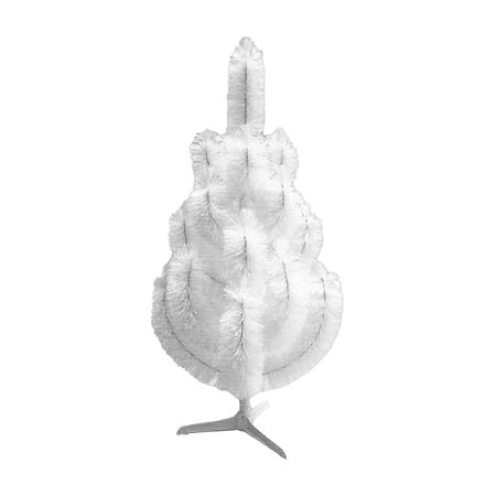 ARVORE NATAL CACTUS LUXO 80CM BRANCA