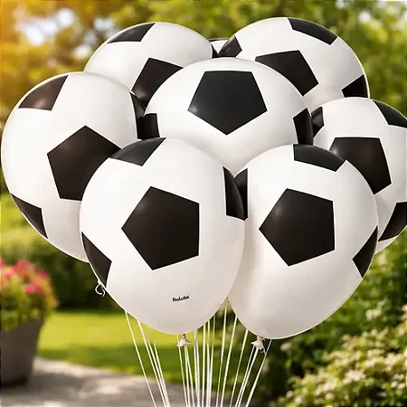 BALAO 9" FUTEBOL C/25 - FESTCOLOR