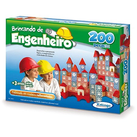 BRINCANDO DE ENGENHEIRO 200PC
